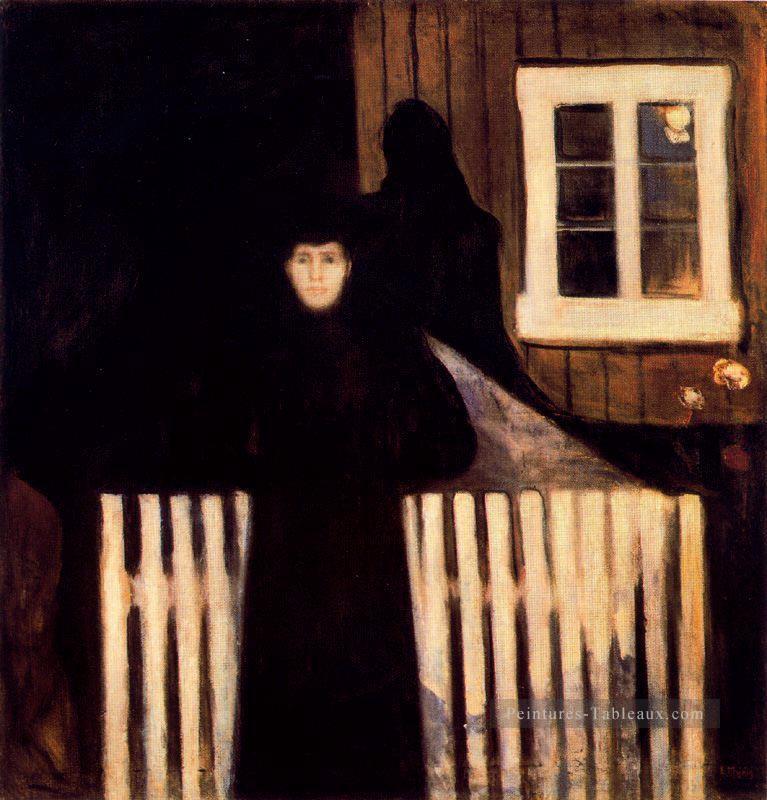 clair de lune 1893 Edvard Munch Peintures à l'huile